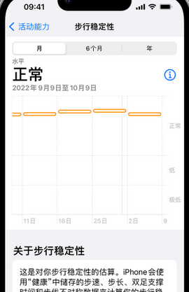 图木舒克iPhone手机维修如何在iPhone开启'步行稳定性通知'