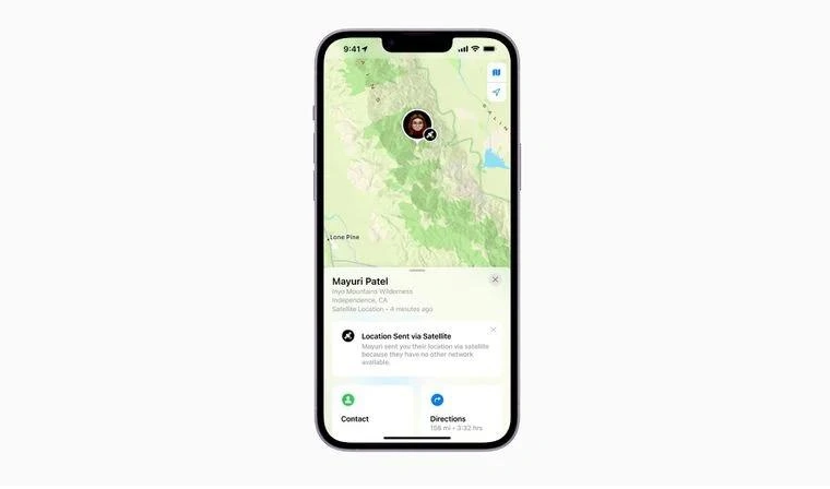 图木舒克苹果14维修分享iPhone14系列中 FindMy功能通过卫星分享位置方法教程 